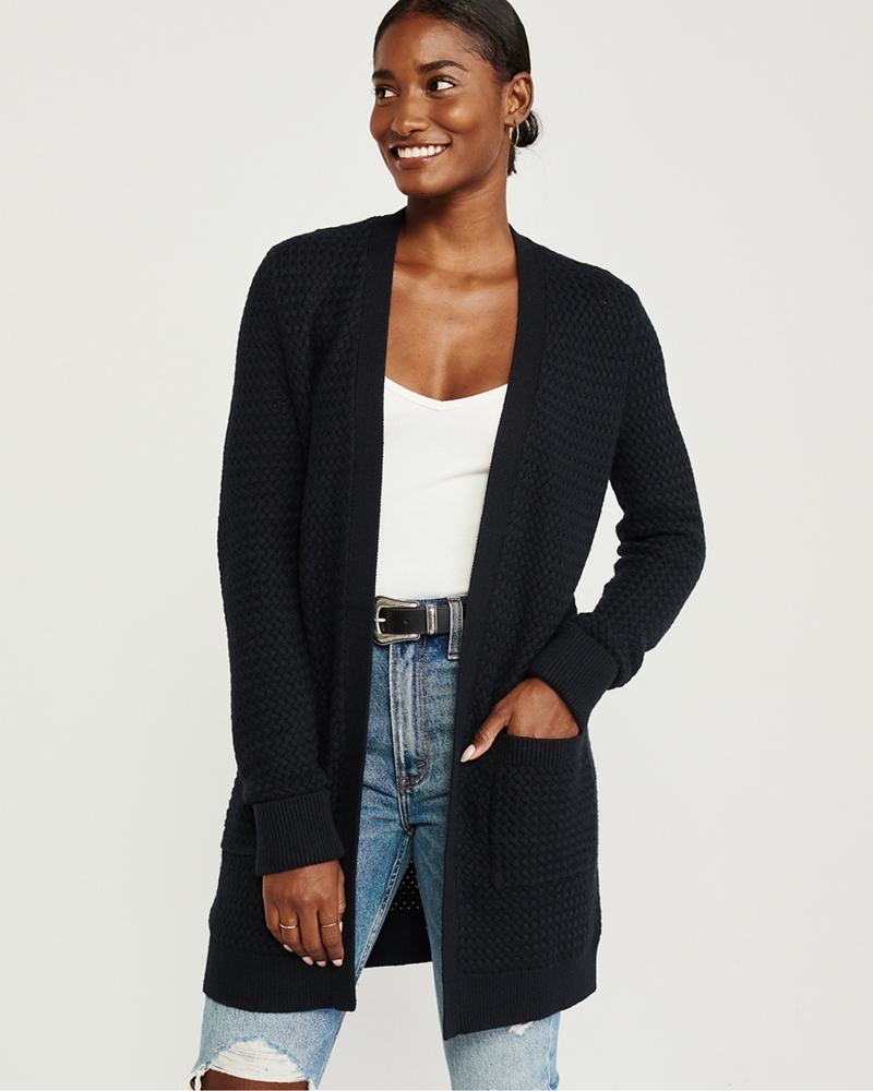 Basketweave Cardigan