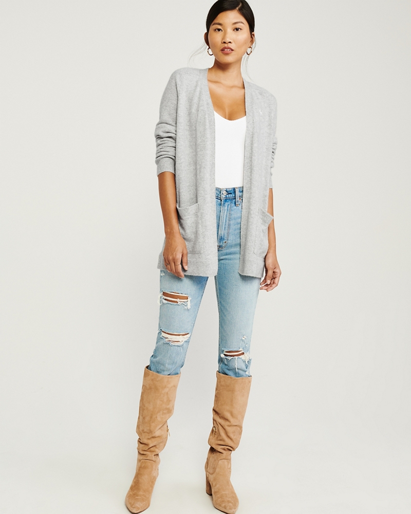 Cashmere Boyfriend Cardigan