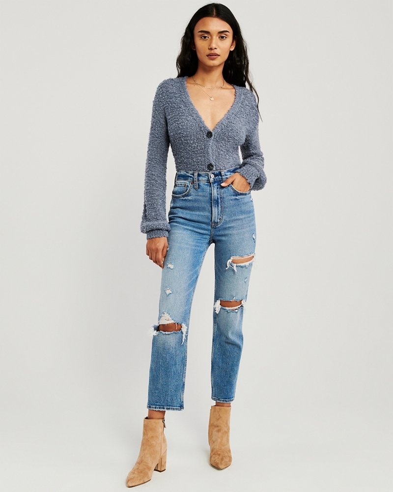 Short Boucle Cardigan