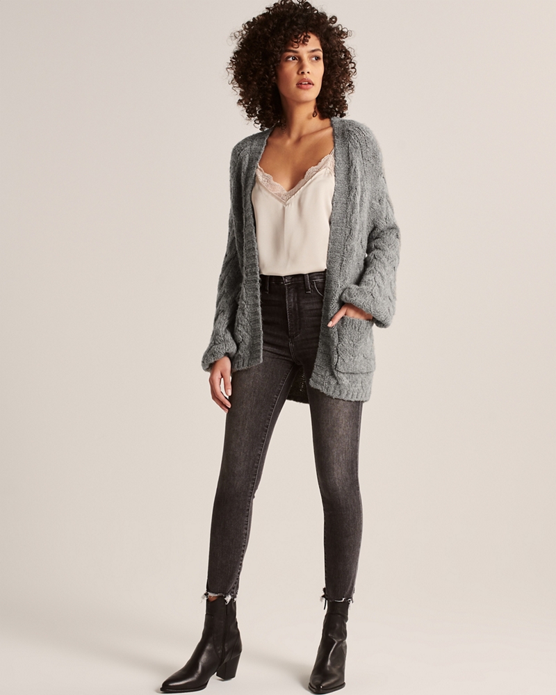 Open-Front Cardigan