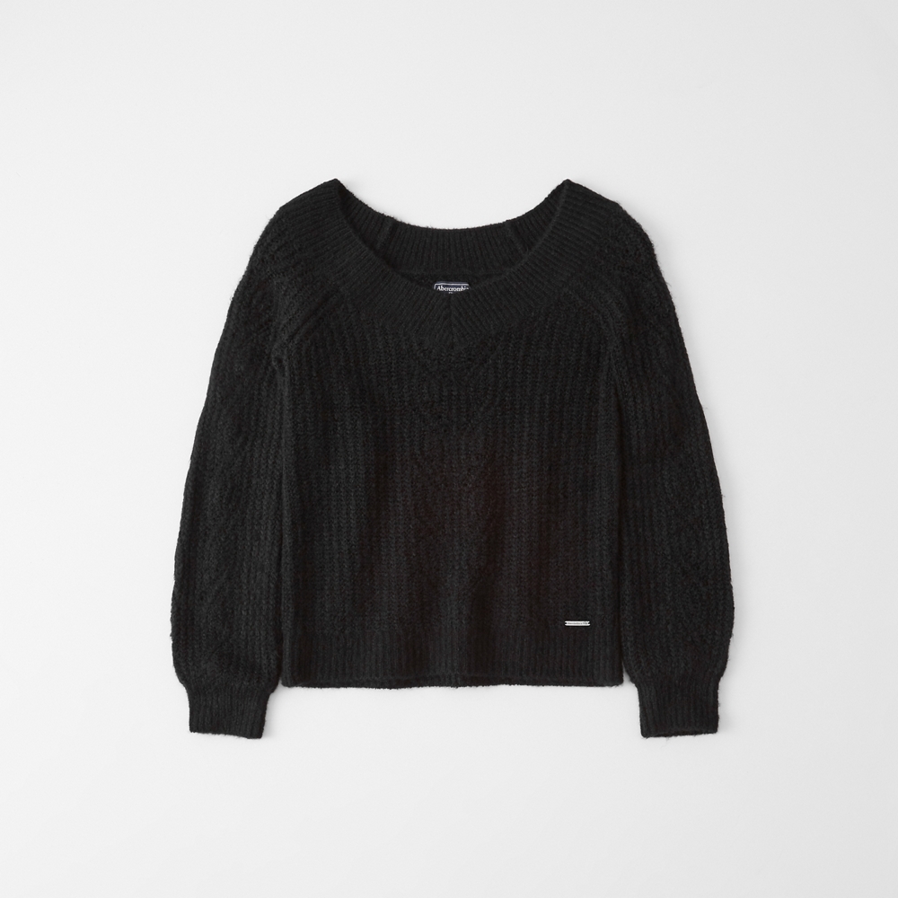 abercrombie off the shoulder sweater