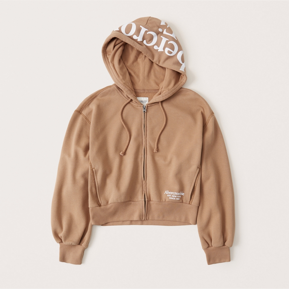 abercrombie logo hoodie