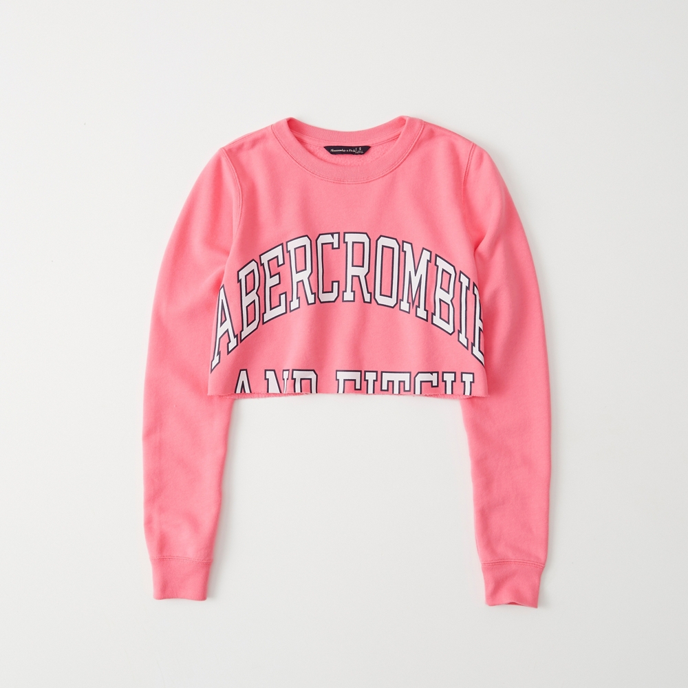 Womens Cropped Logo Sweatshirt | Womens 