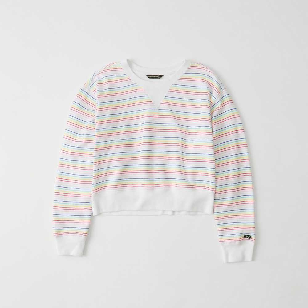 abercrombie crew neck sweatshirt