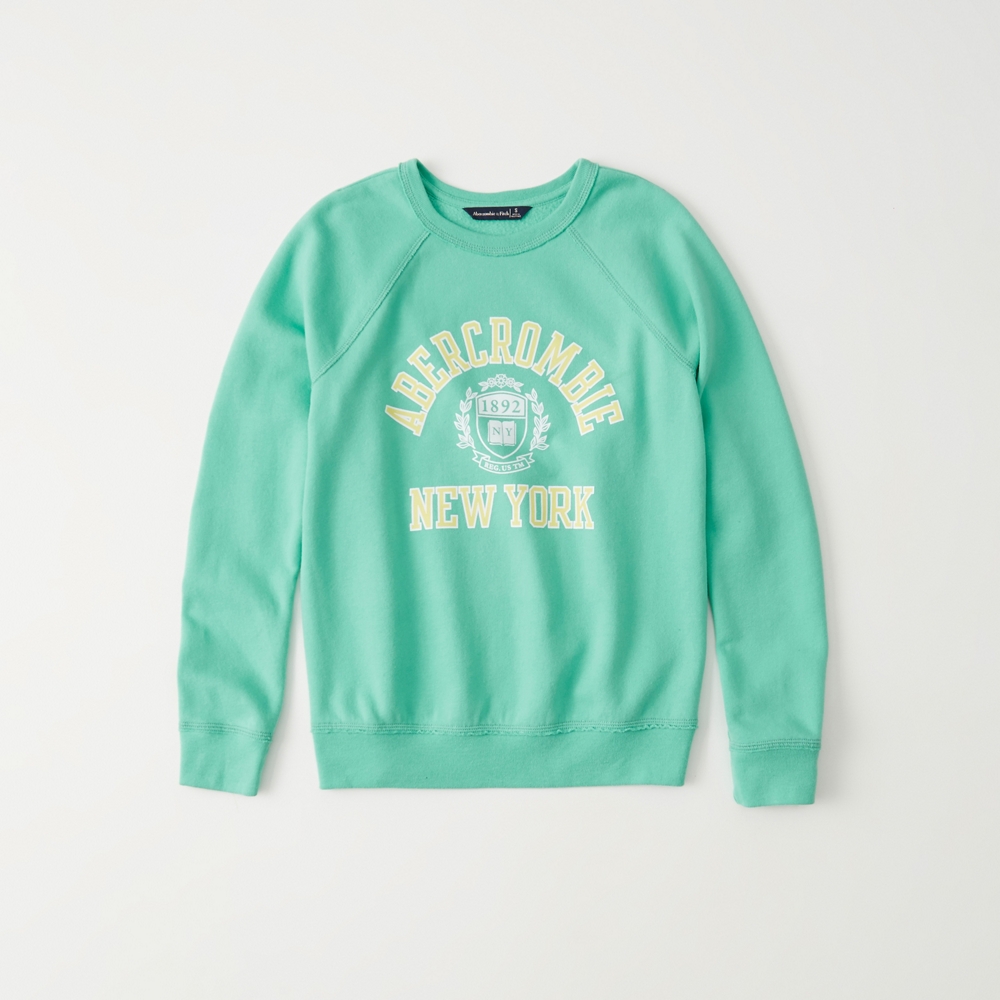 abercrombie logo sweatshirt