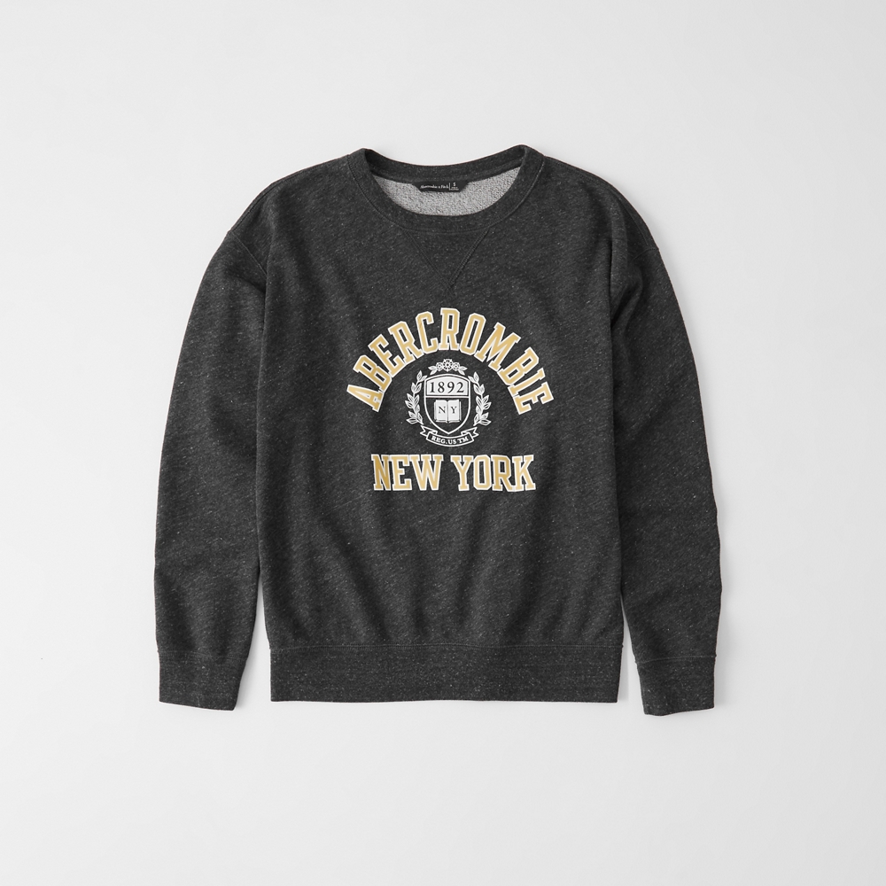 abercrombie logo sweatshirt
