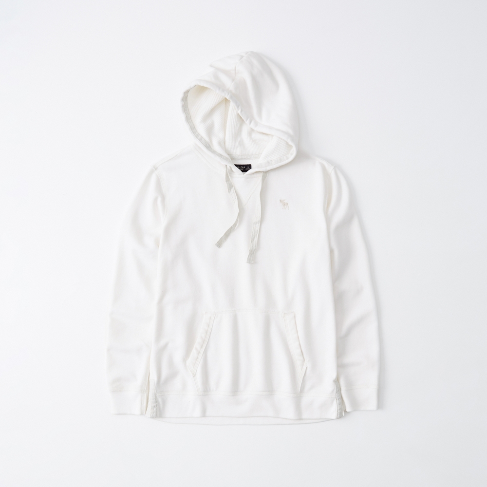 abercrombie white hoodie