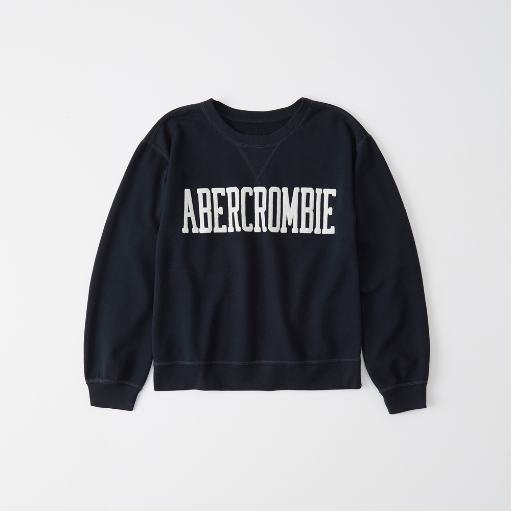 abercrombie crew neck sweatshirt