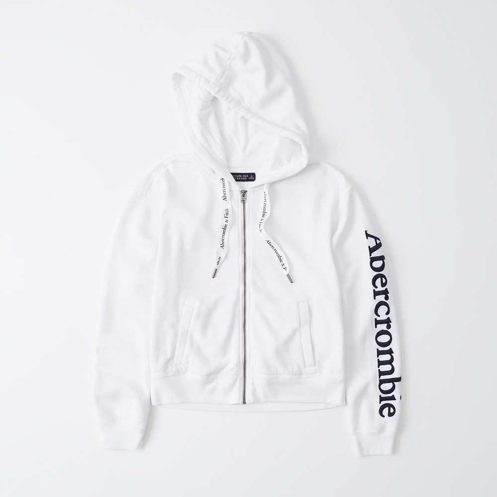 abercrombie and fitch logo hoodie