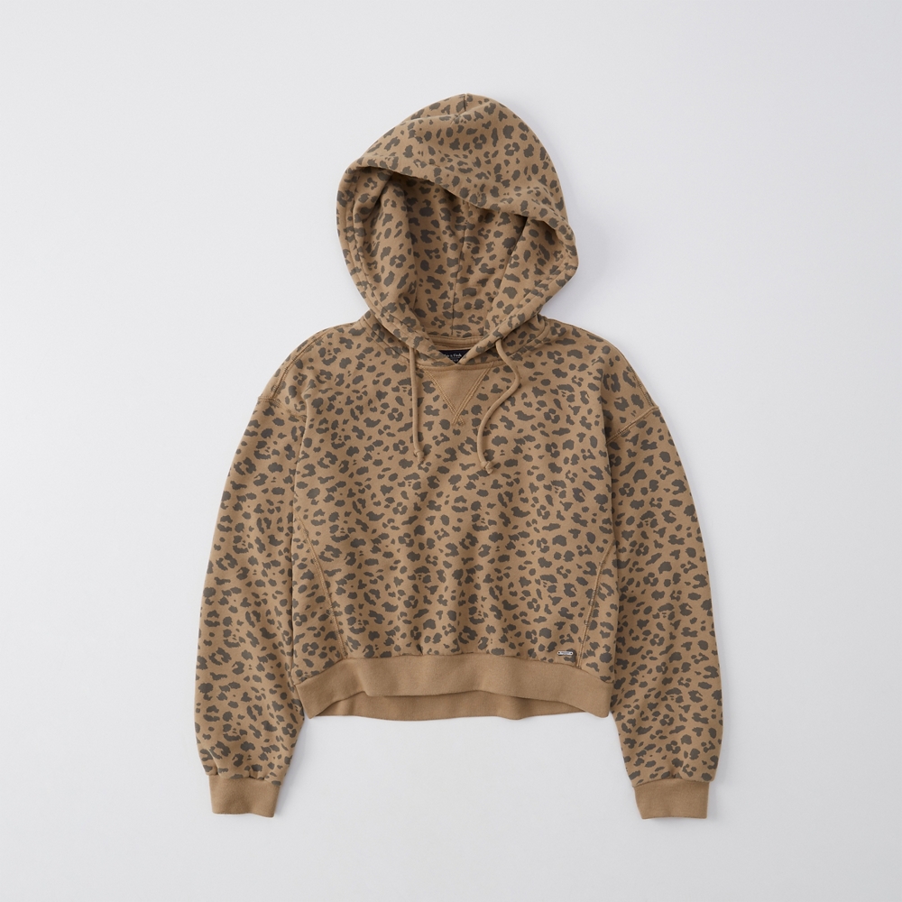 abercrombie leopard hoodie