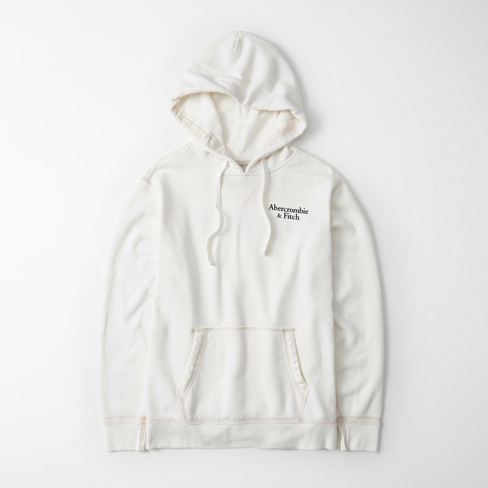 abercrombie exploded logo hoodie
