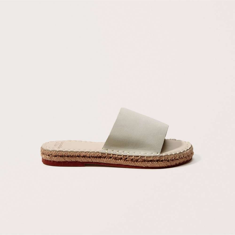 abercrombie and fitch espadrille slides