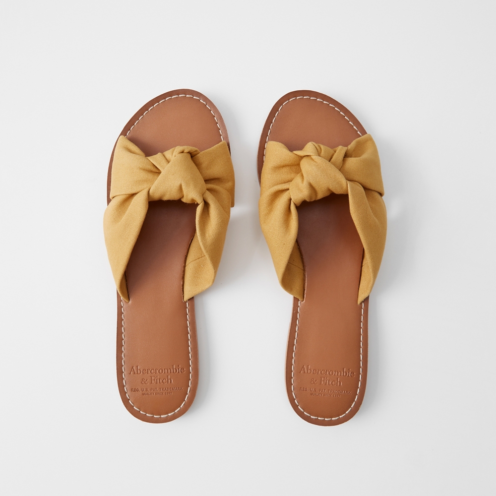 Womens Knot Slide Sandals | Womens New 