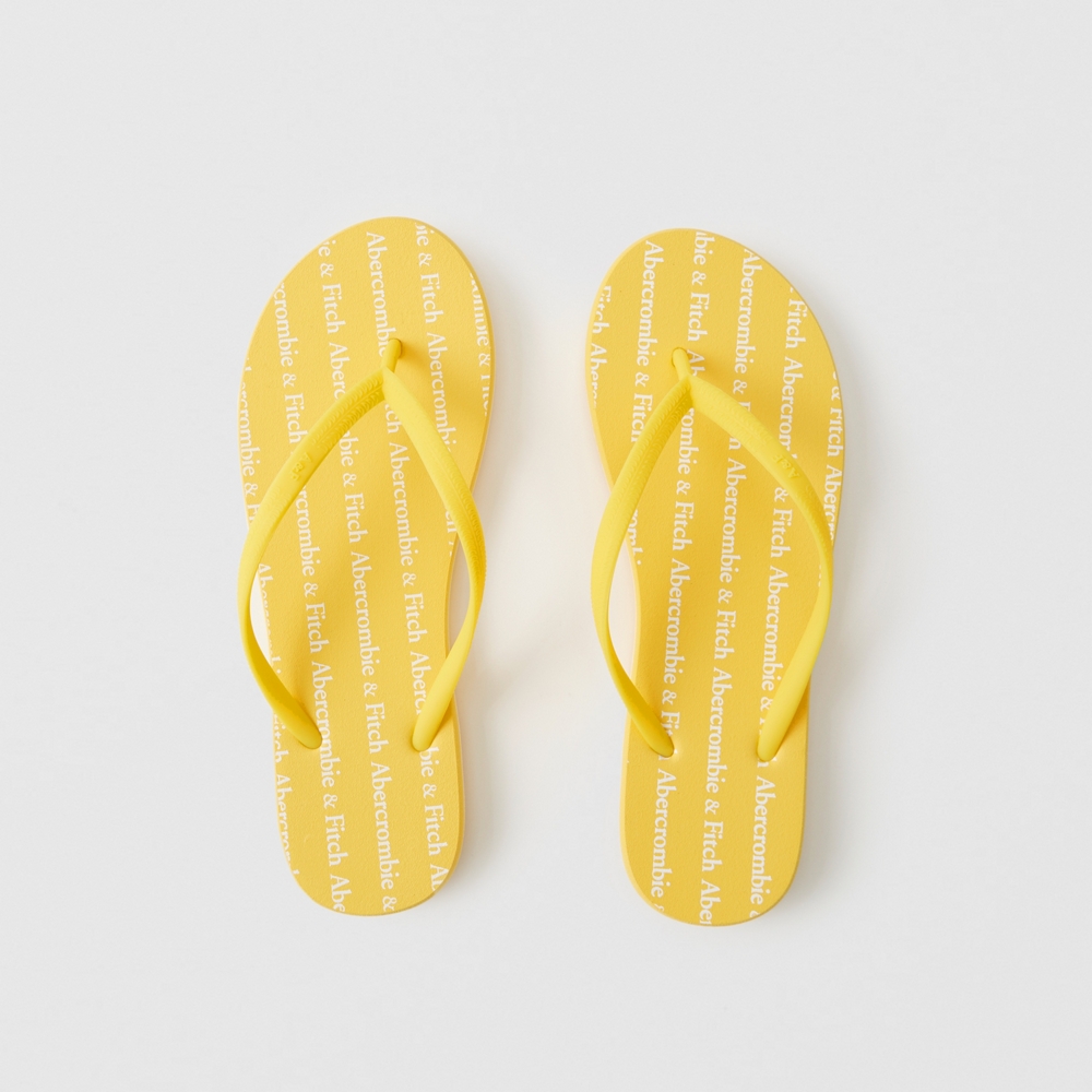 abercrombie rubber flip flops