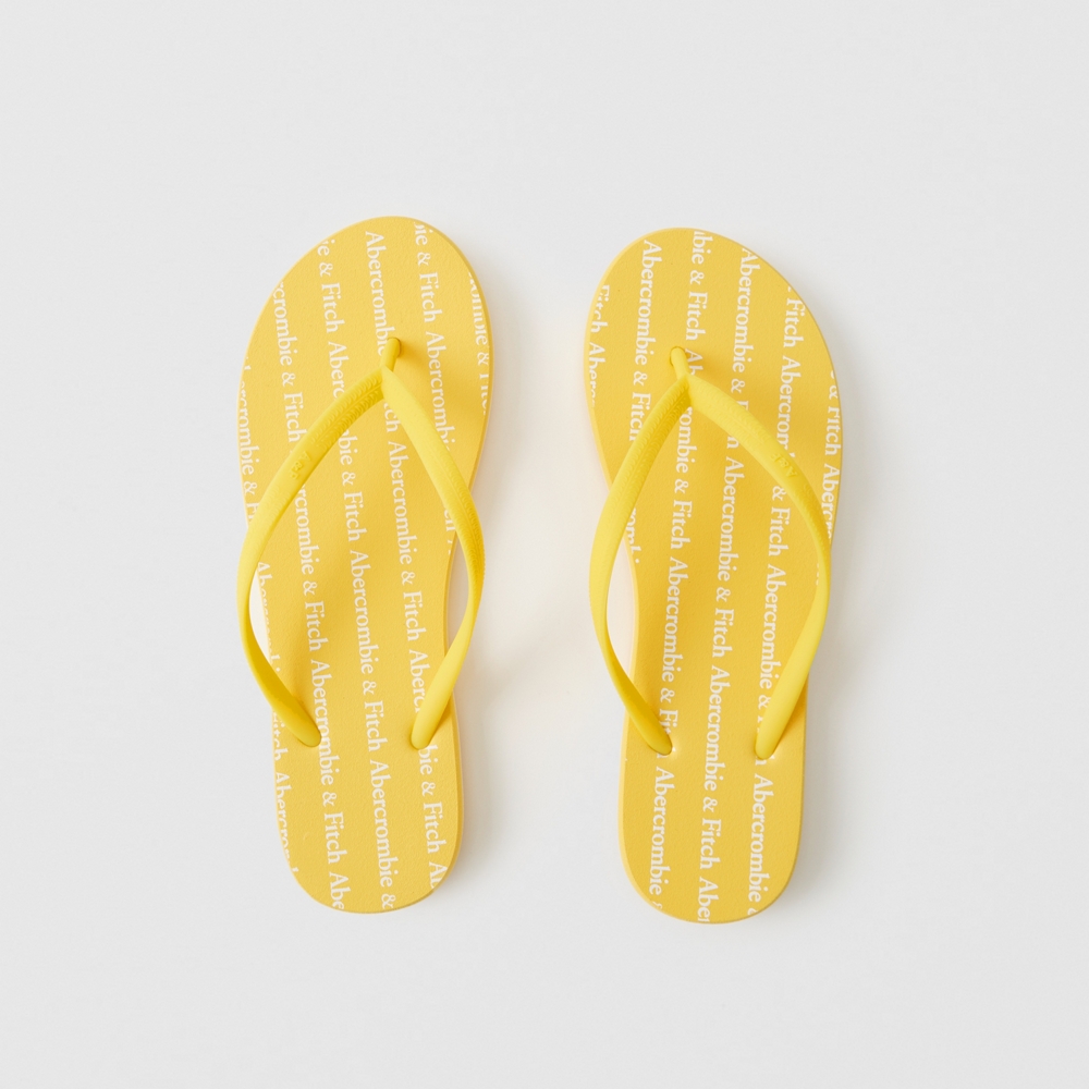 abercrombie rubber flip flops