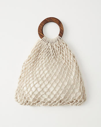 Abercrombie & Fitch Macrame Tote