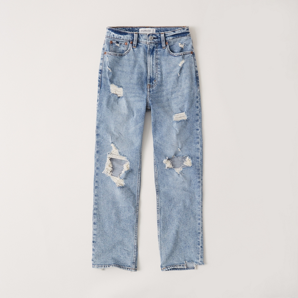 abercrombie fitch straight jeans