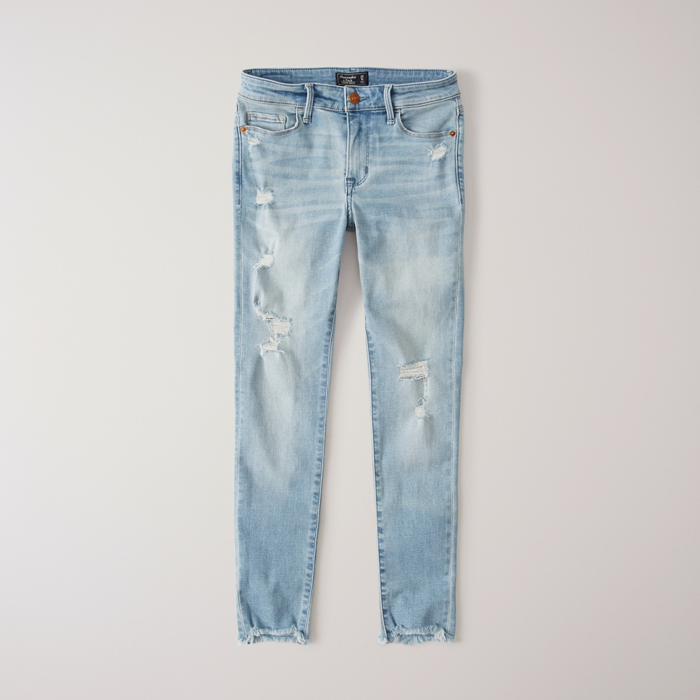 low rise ankle jeans abercrombie
