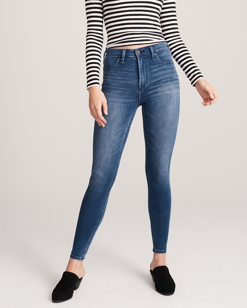abercrombie and fitch jean leggings