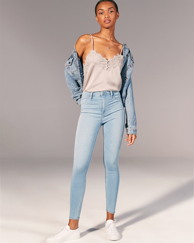 High Rise Jean Leggings