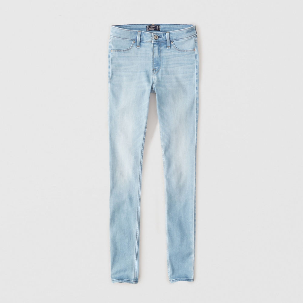 low rise jean leggings