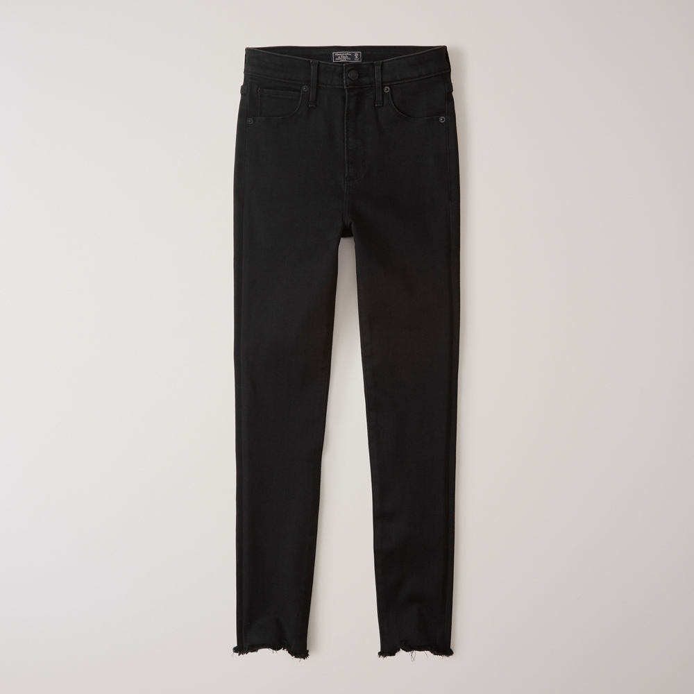 abercrombie and fitch high rise super skinny jeans