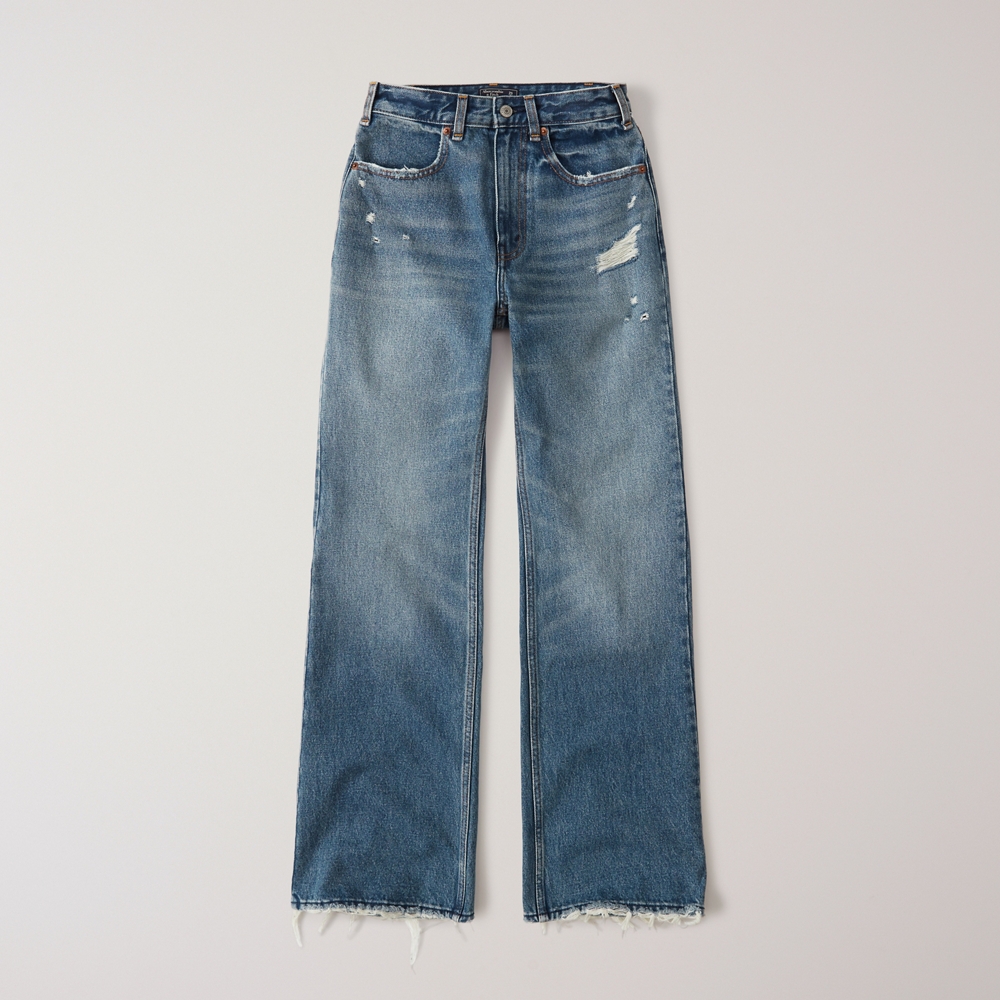 abercrombie & fitch wide leg jeans