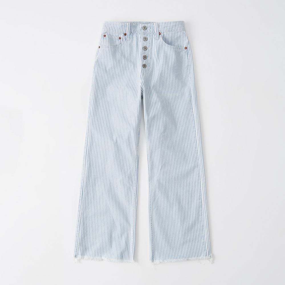 abercrombie & fitch wide leg jeans