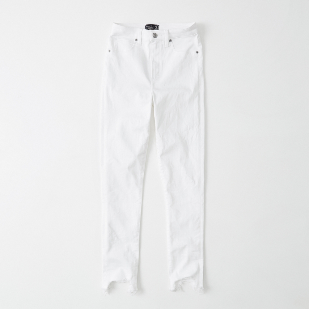 high rise super skinny ankle jeans abercrombie