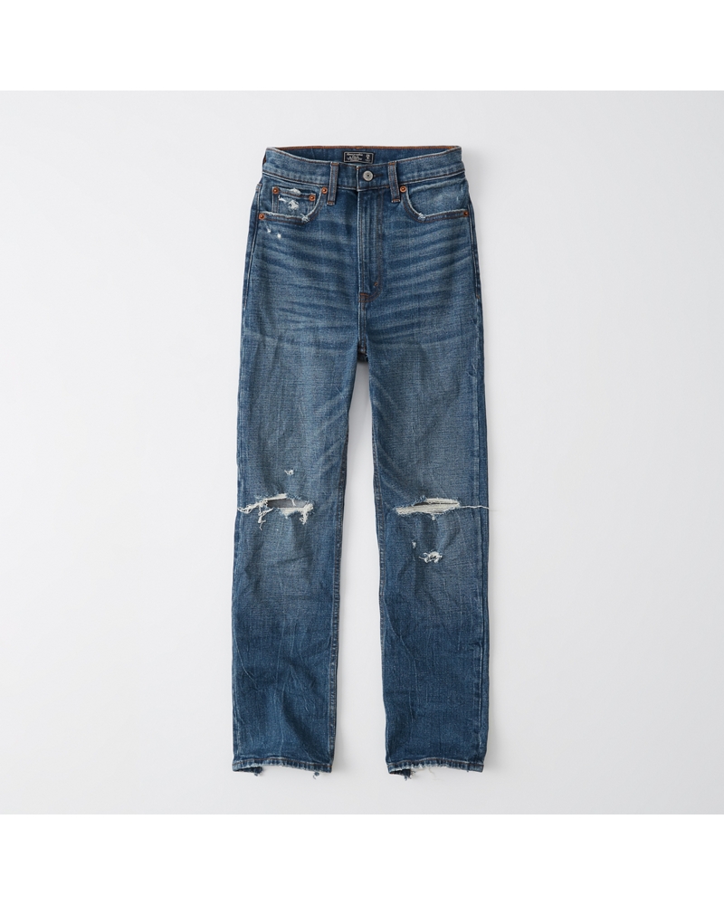 ultra high rise baggy jeans