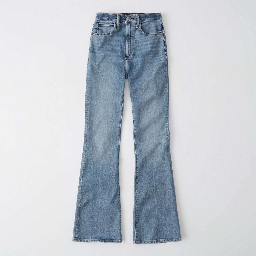 abercrombie & fitch flare jeans