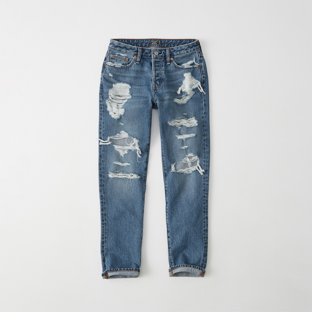 abercrombie boyfriend jeans