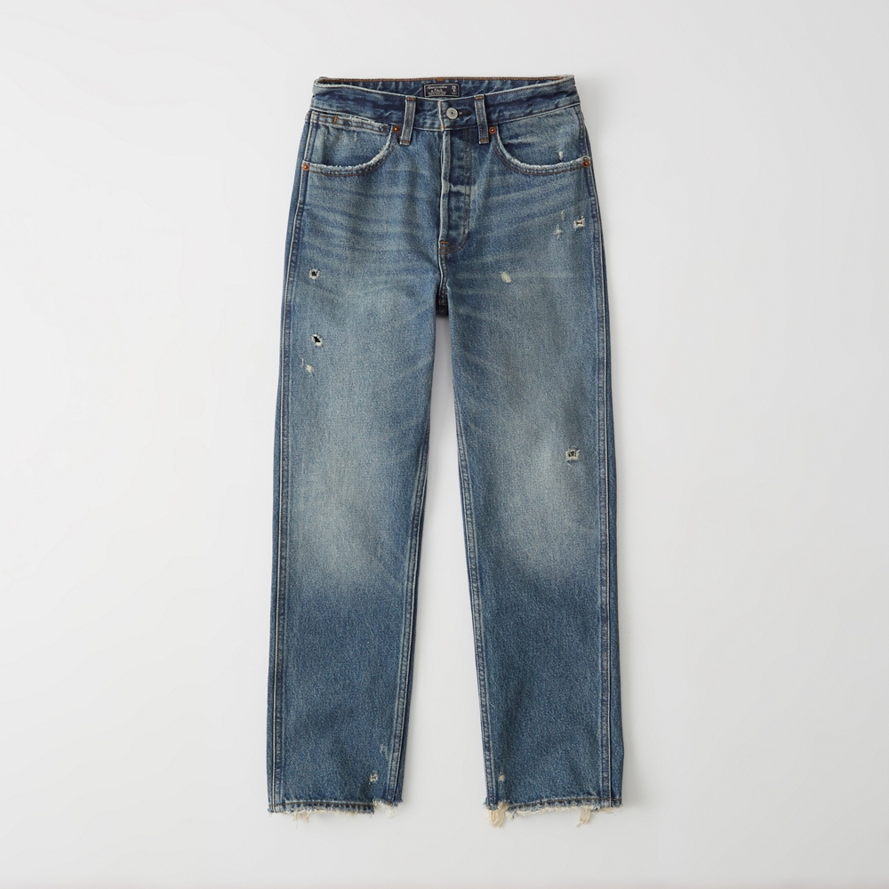 abercrombie & fitch straight jeans