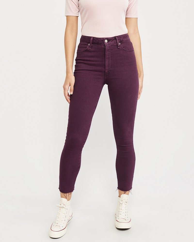 High Rise Ankle Jeans