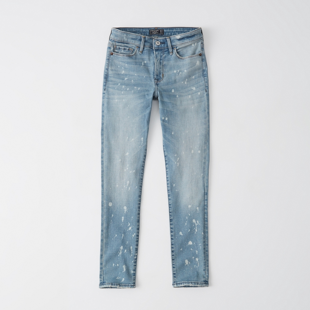 abercrombie harper low rise super skinny
