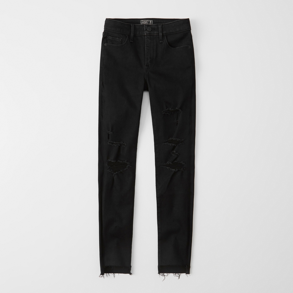 abercrombie low rise super skinny jeans
