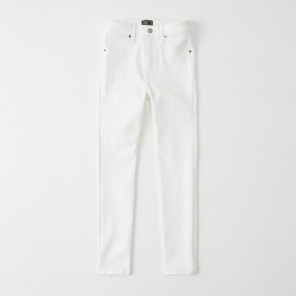 high rise super skinny ankle jeans abercrombie fitch
