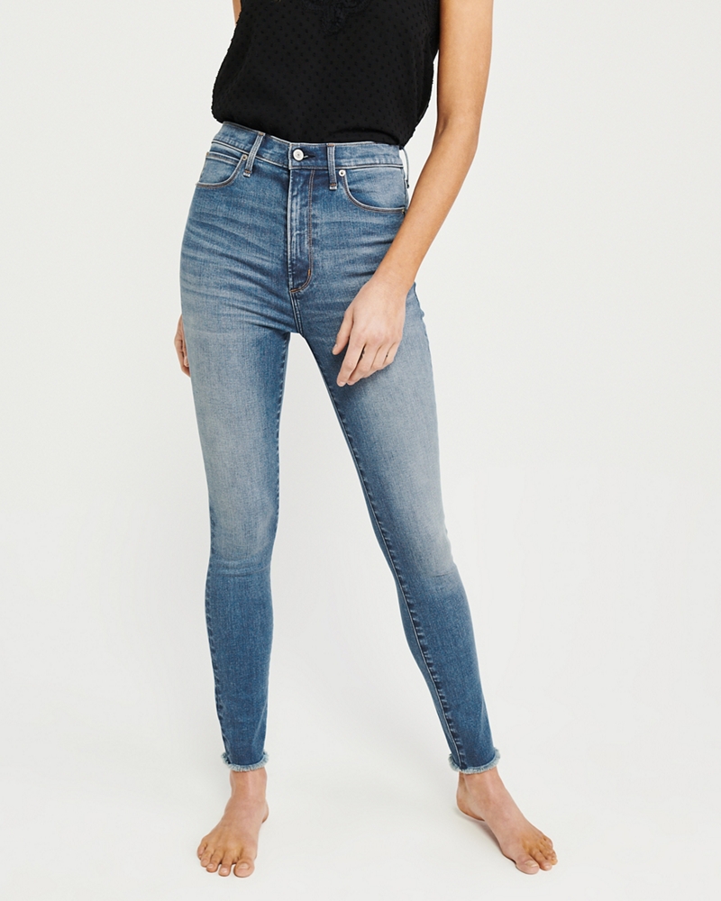 abercrombie and fitch simone high rise super skinny