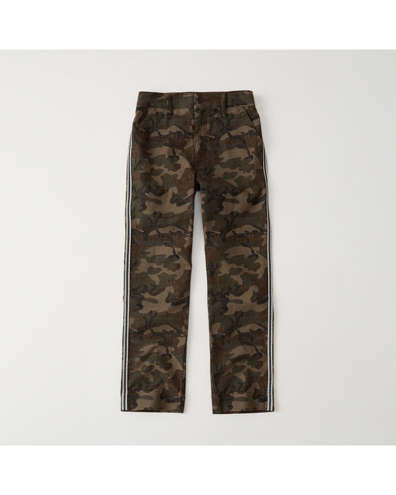 camo side stripe joggers