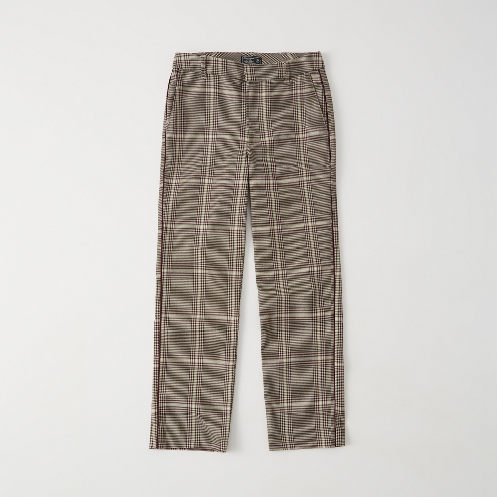 abercrombie and fitch plaid pants