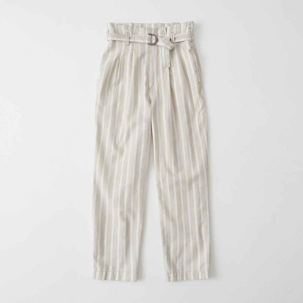 Womens Belted Taper Pants | Womens Sale 
