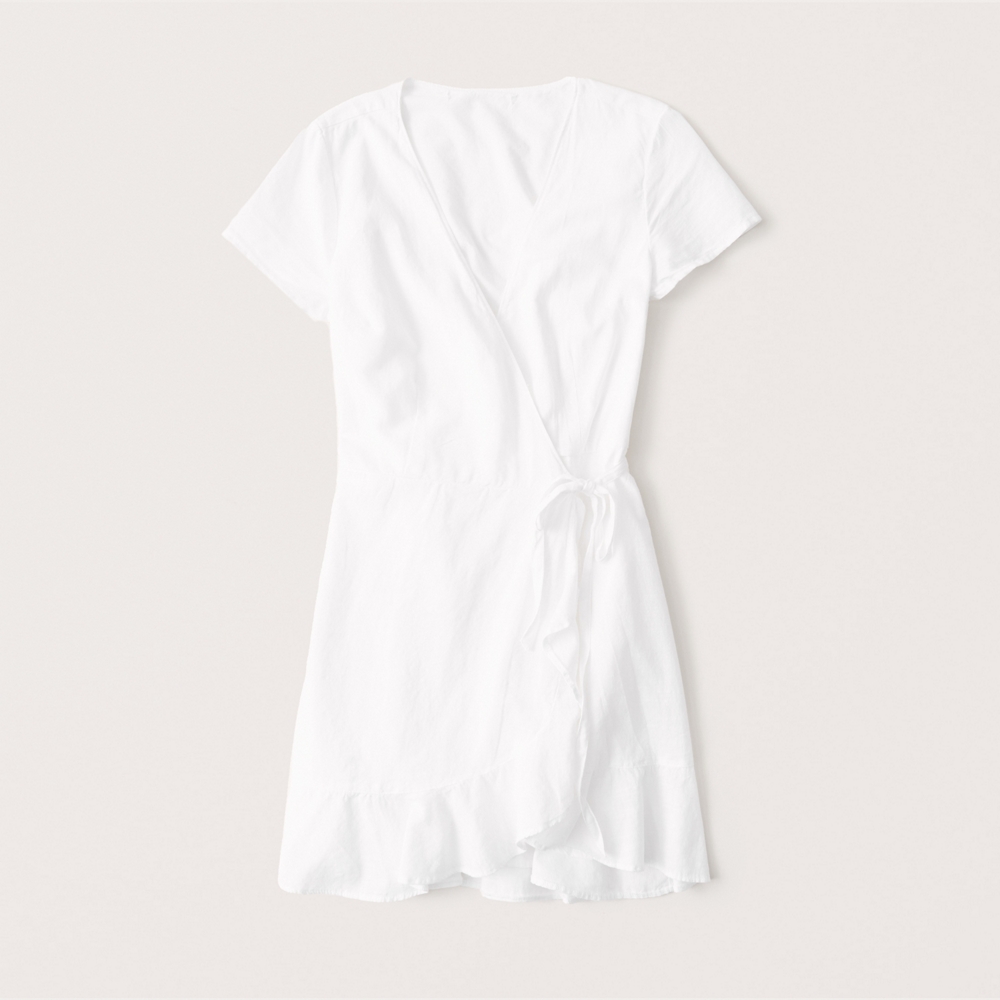 abercrombie white dress