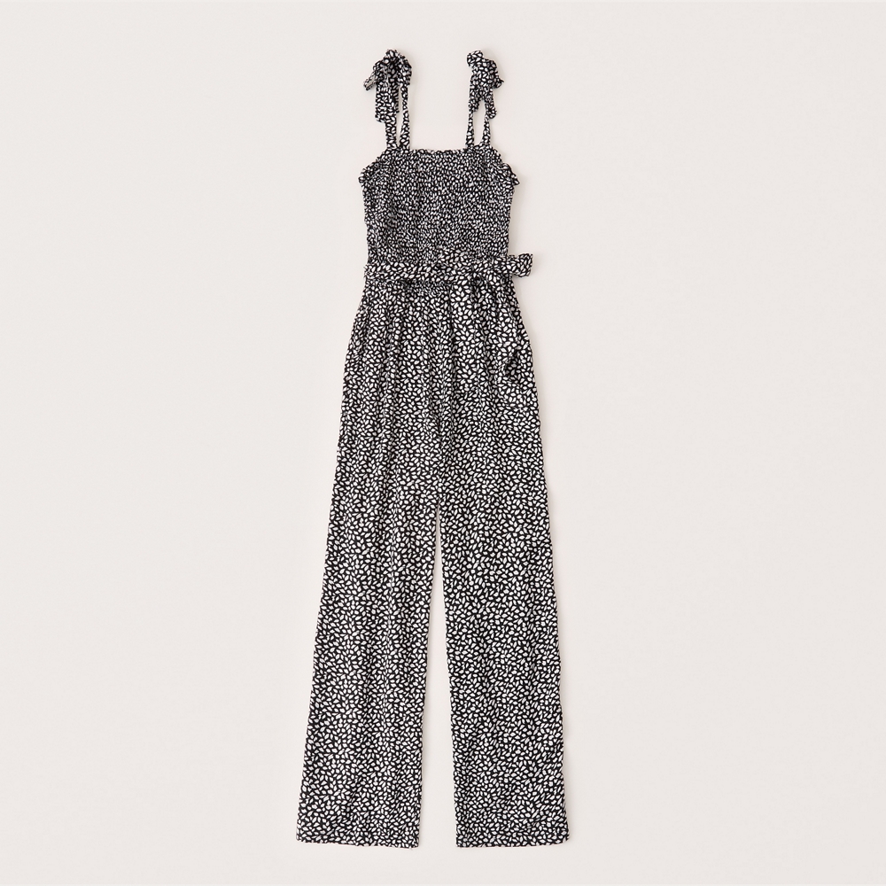 abercrombie smocked jumpsuit