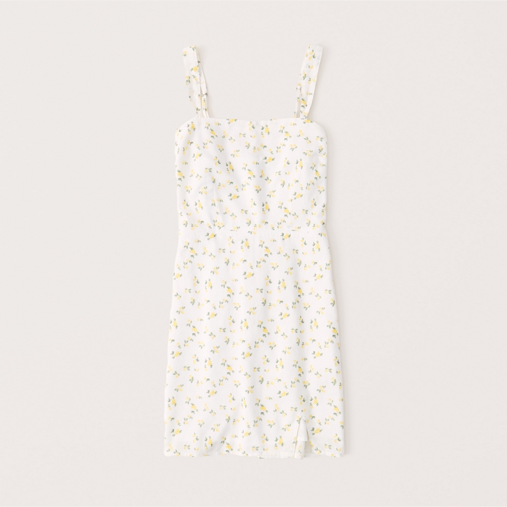 abercrombie yellow dress