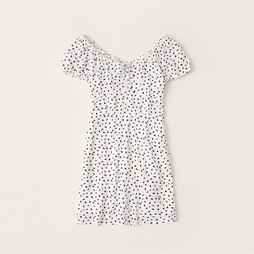 abercrombie polka dot dress