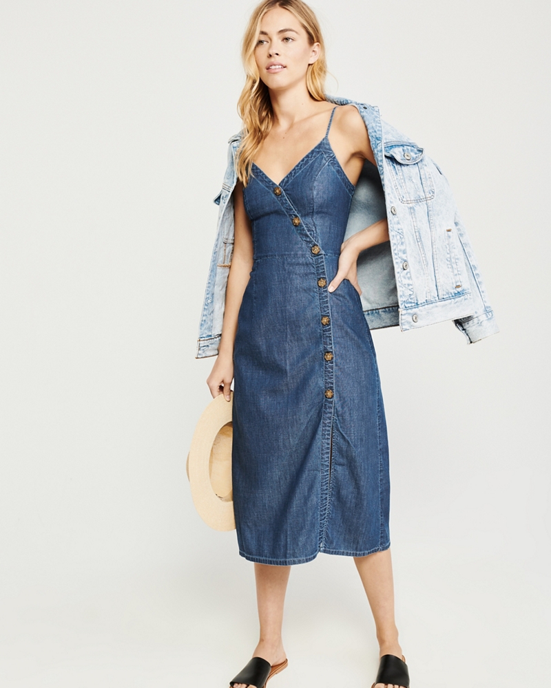 Side Slit Midi Dress