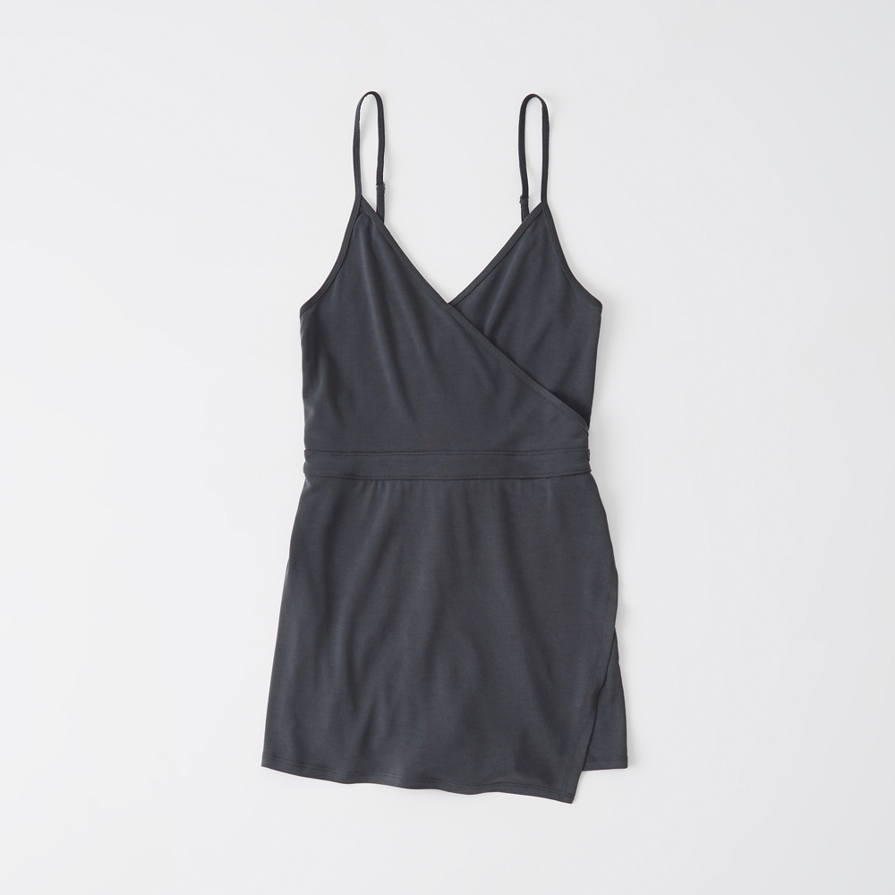 abercrombie black romper