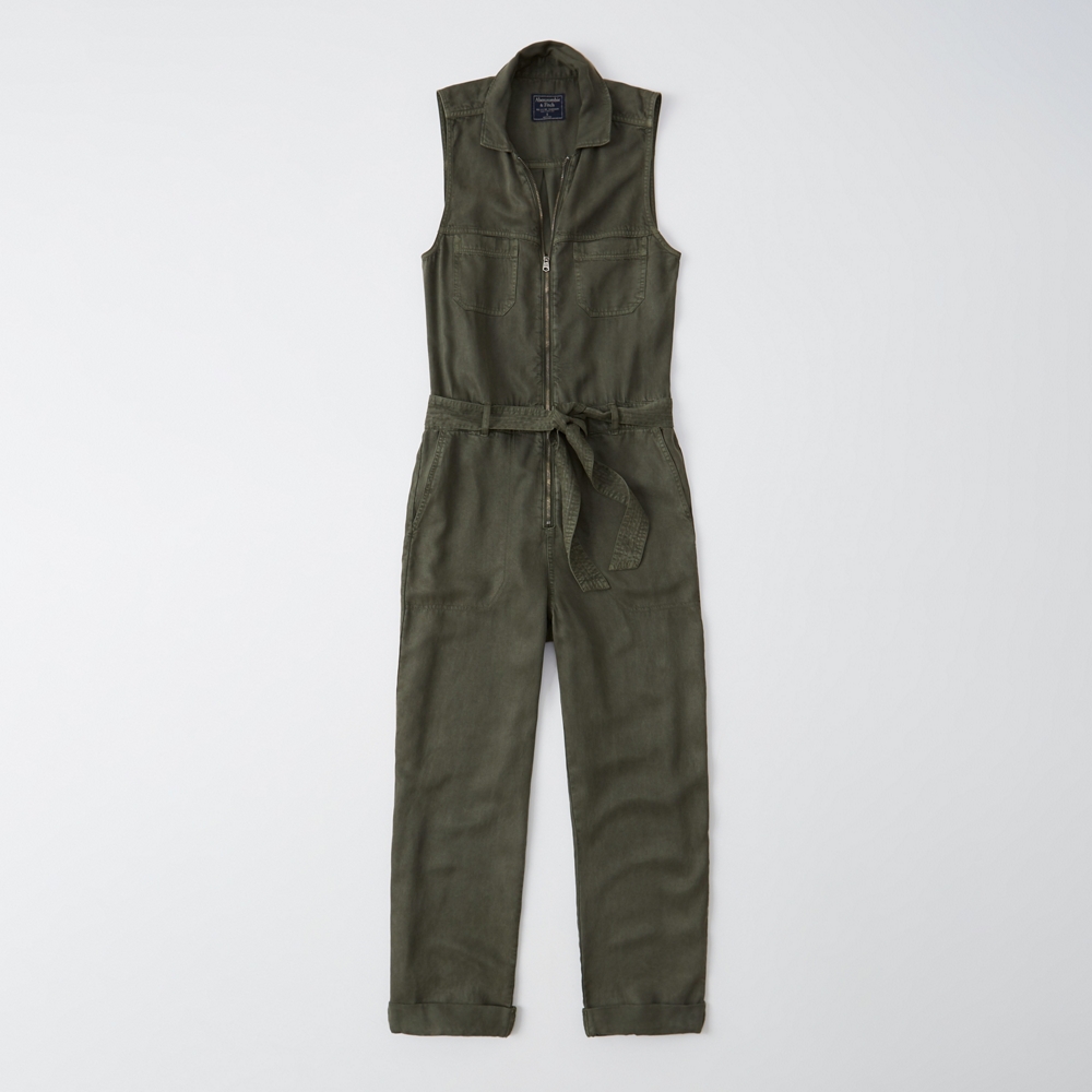 hollister utility jumpsuit