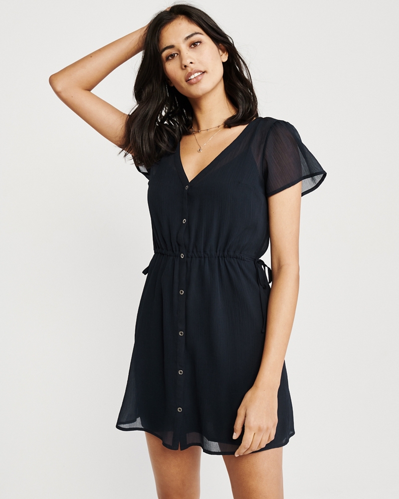 Chiffon Shirtdress