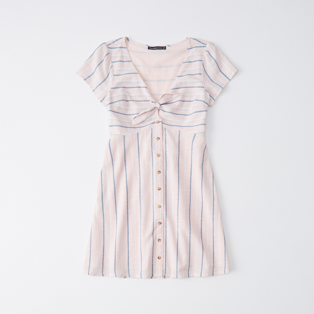 abercrombie knot front dress